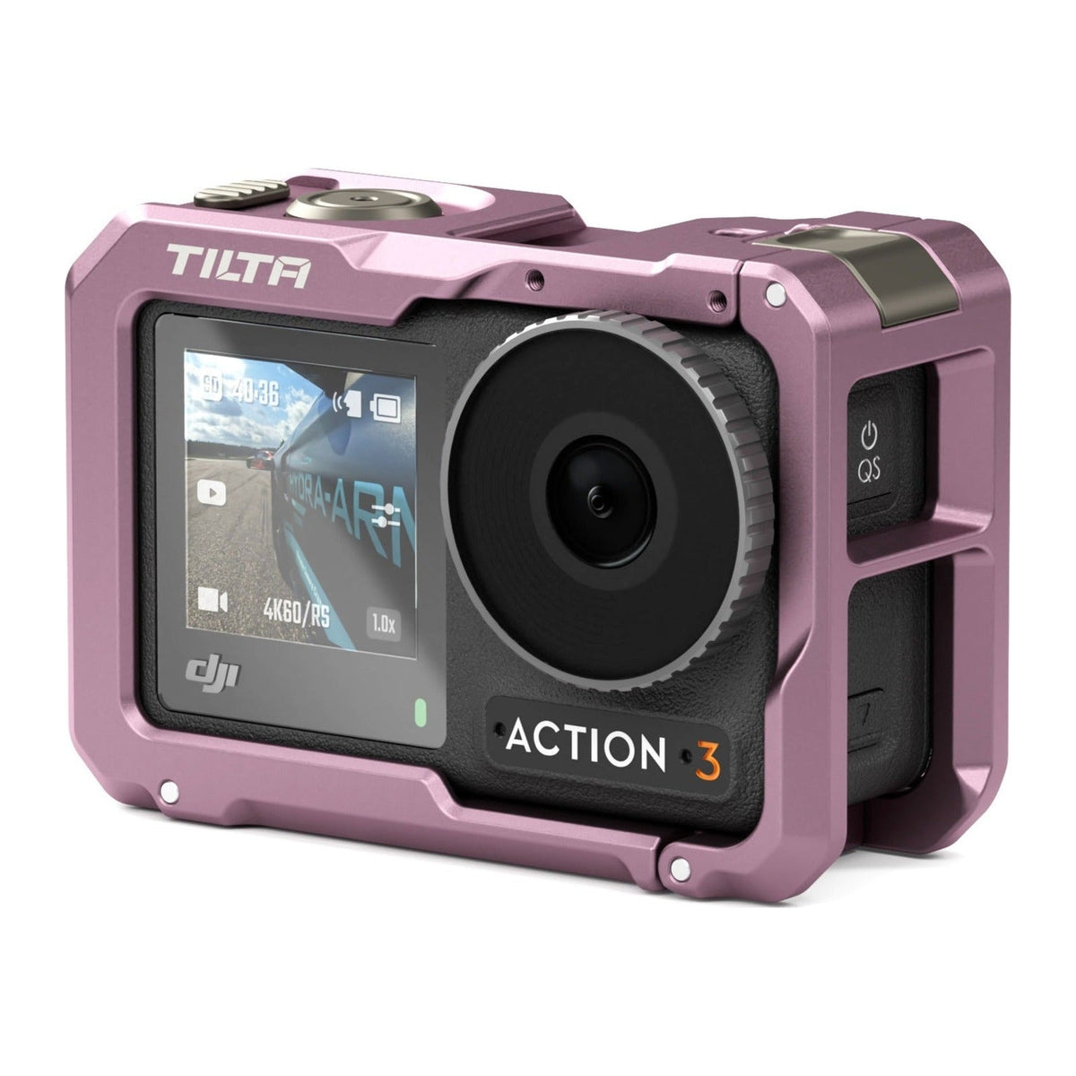 Tilta Full Camera Cage for DJI Osmo Action 3 - Pink