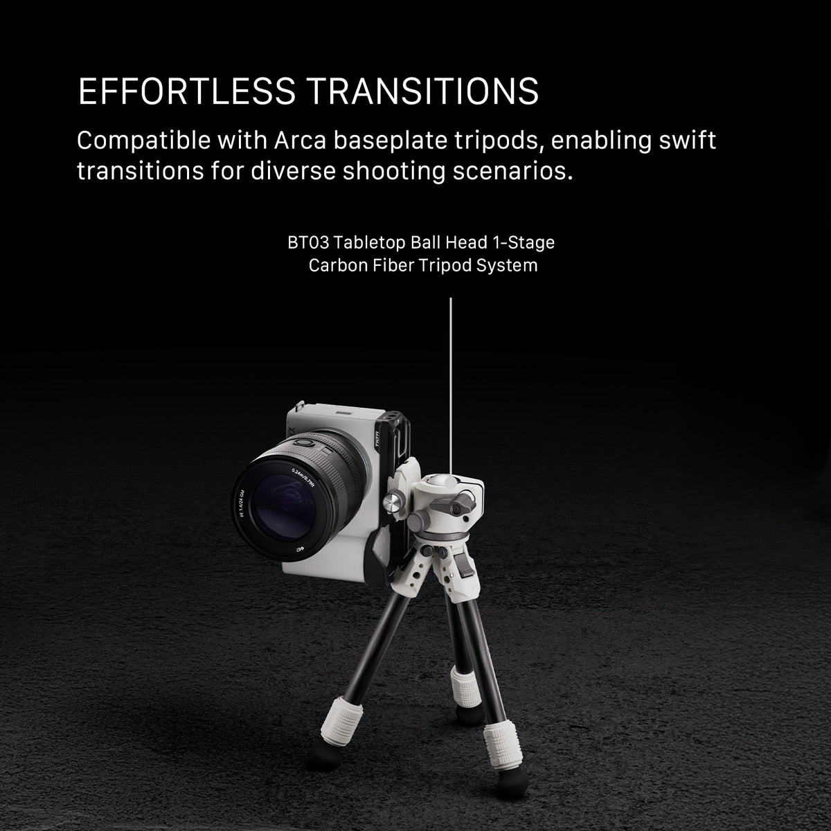 Tilta Arca Bottom Plate for Sony ZV-E10 II - Black