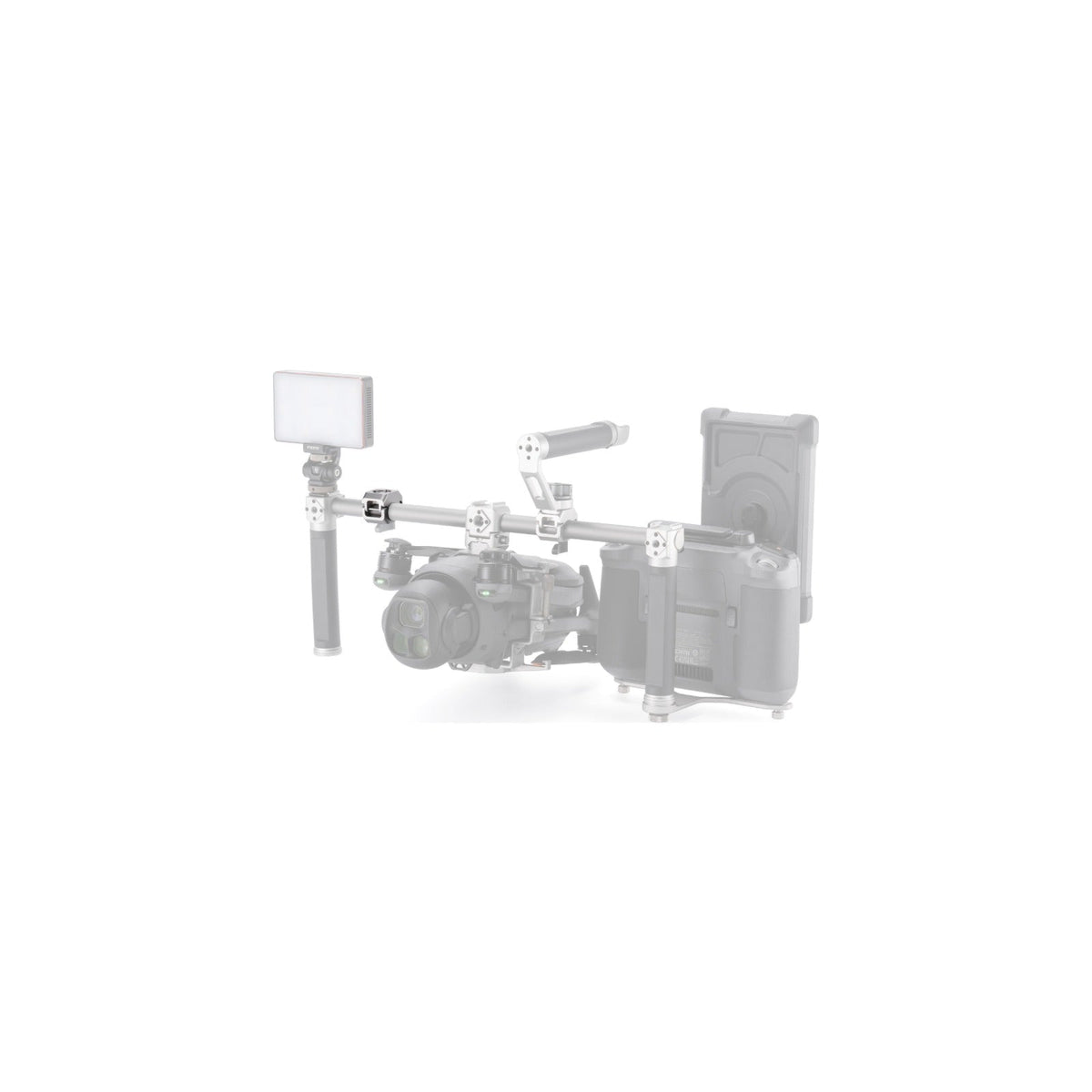 Tilta 15mm Rod Clamp Mounting Adapter (3/8"-16) - Titanium White