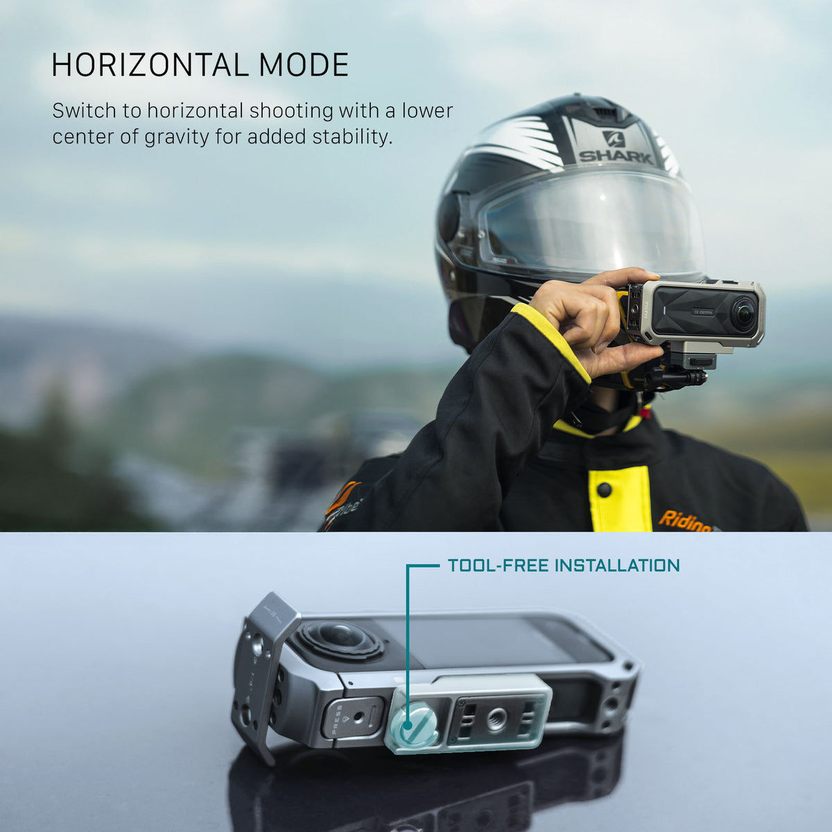 Tilta Full Camera Cage for Insta360 X5 - Titanium Gray
