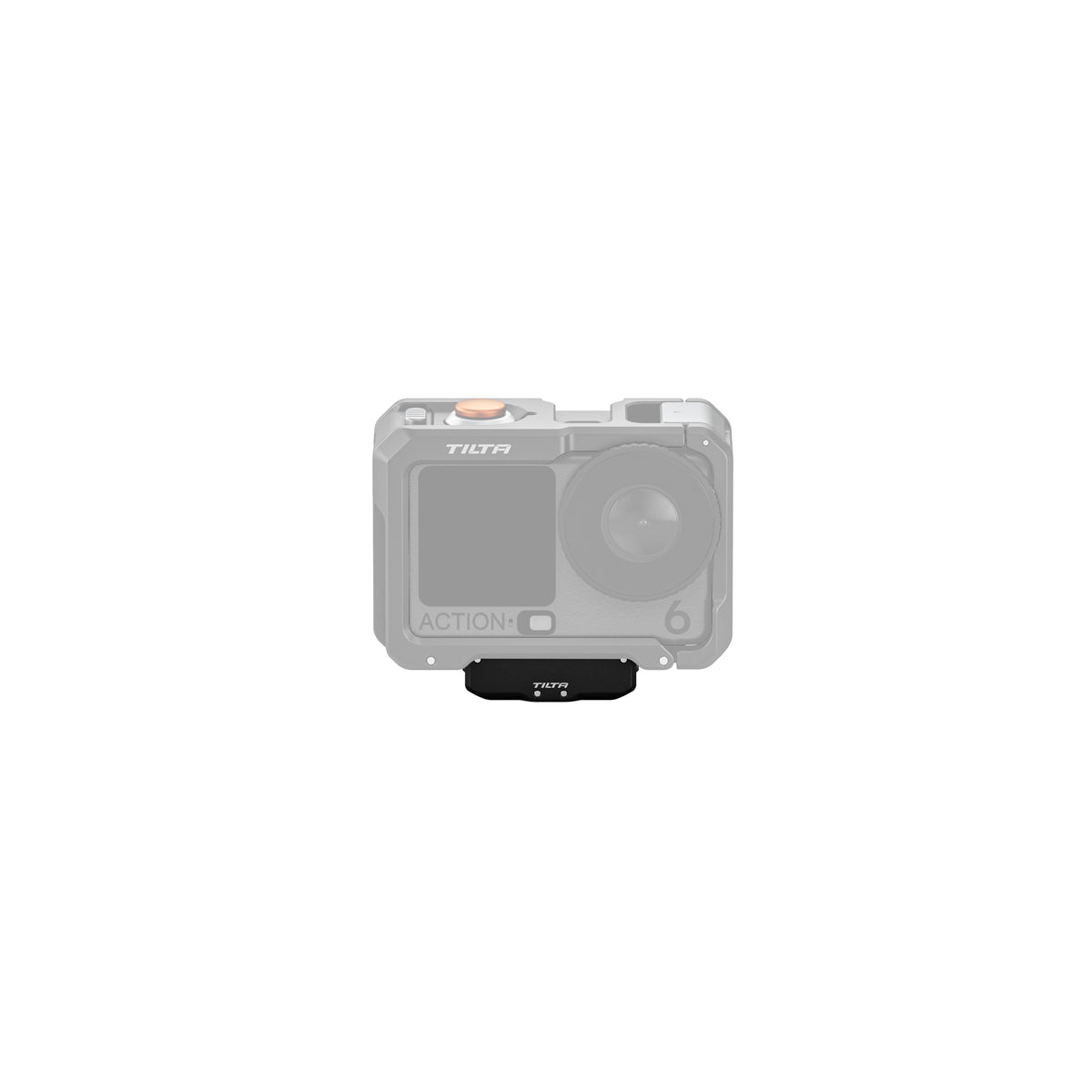 Tilta Quick Release Mounting Baseplate for DJI Osmo Action 6/Nano - Black