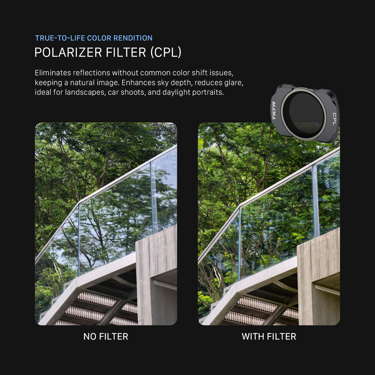 Tilta Base Filter Kit for Osmo Pocket 4
