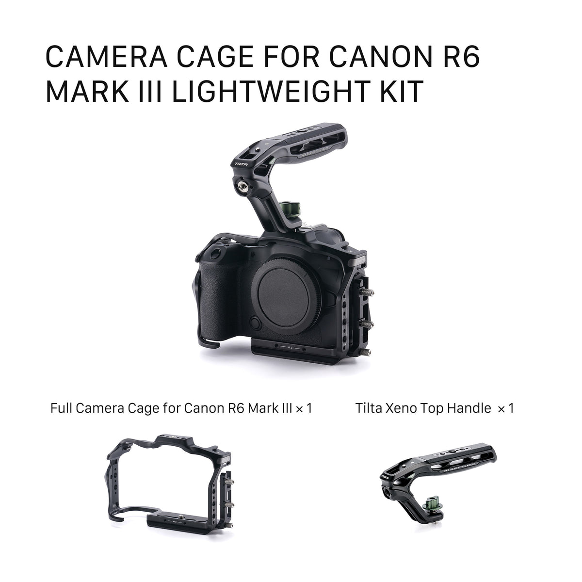 Tilta Camera Cage for Canon R6 Mark III Lightweight Kit - Black