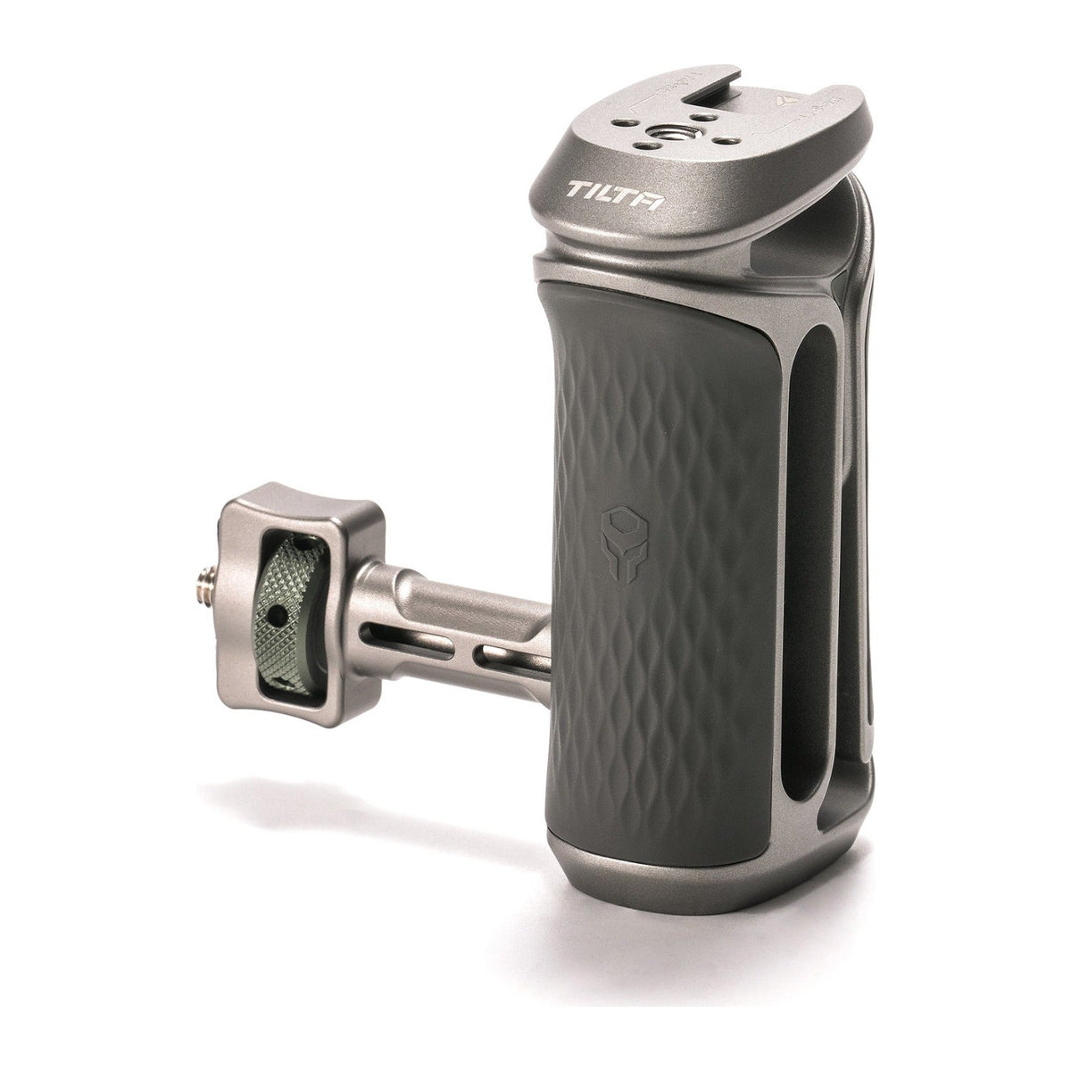 Tilta Xeno Side Handle (1/4"-20 with Locating Pins) - Titanium Gray