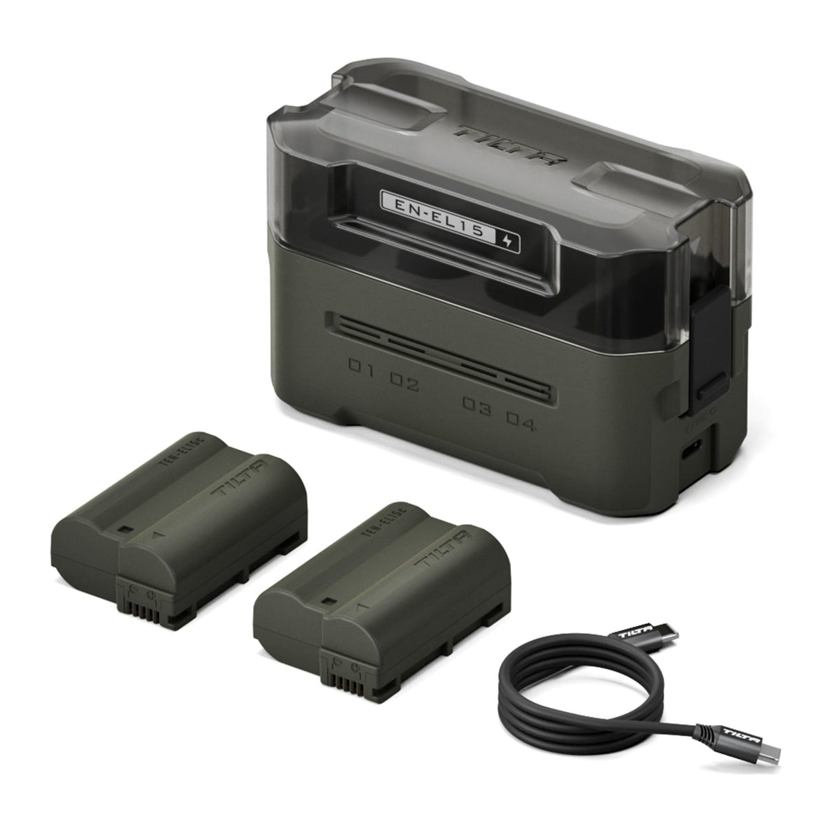 Tilta EN-EL15C Charging Station Battery Kit (2 Batteries) - Green