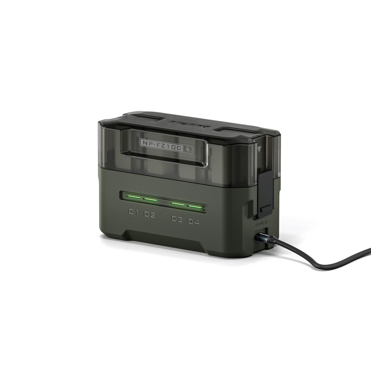 Tilta NP-FZ100 Charging Station Battery Kit (4 Batteries) - Green