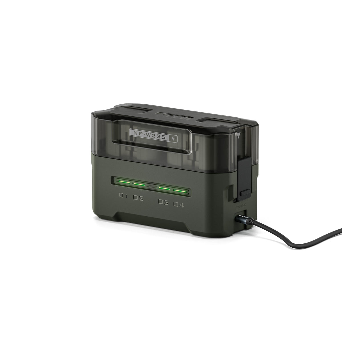 Tilta NP-W235 Charging Station Battery Kit (4 Batteries) - Green