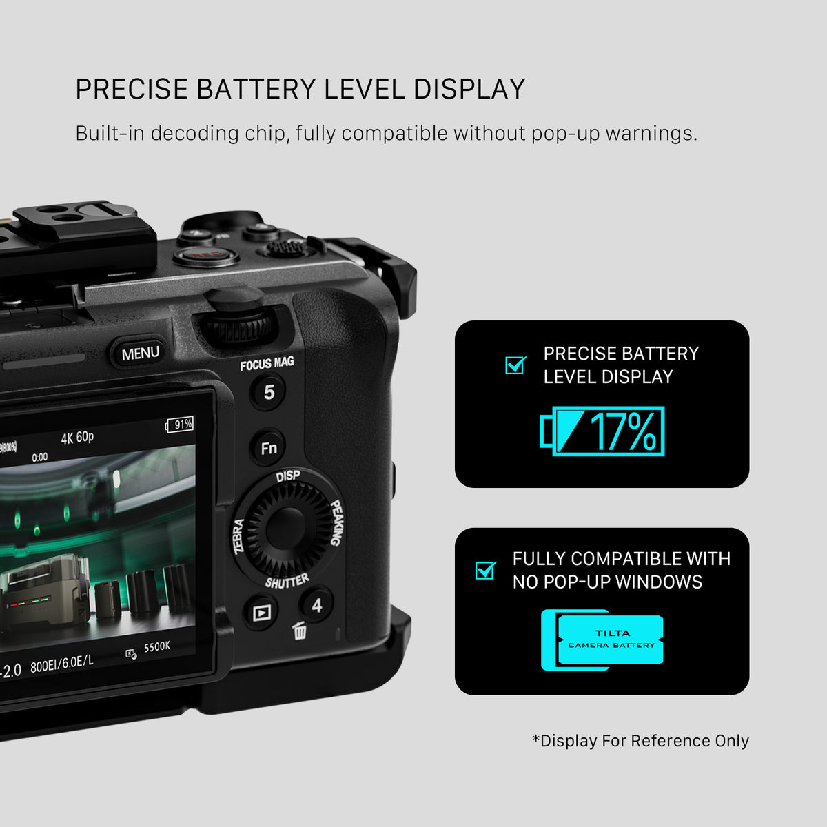 Tilta DMW-BLK22 Battery with USB-C Input (2400mAh) - Green