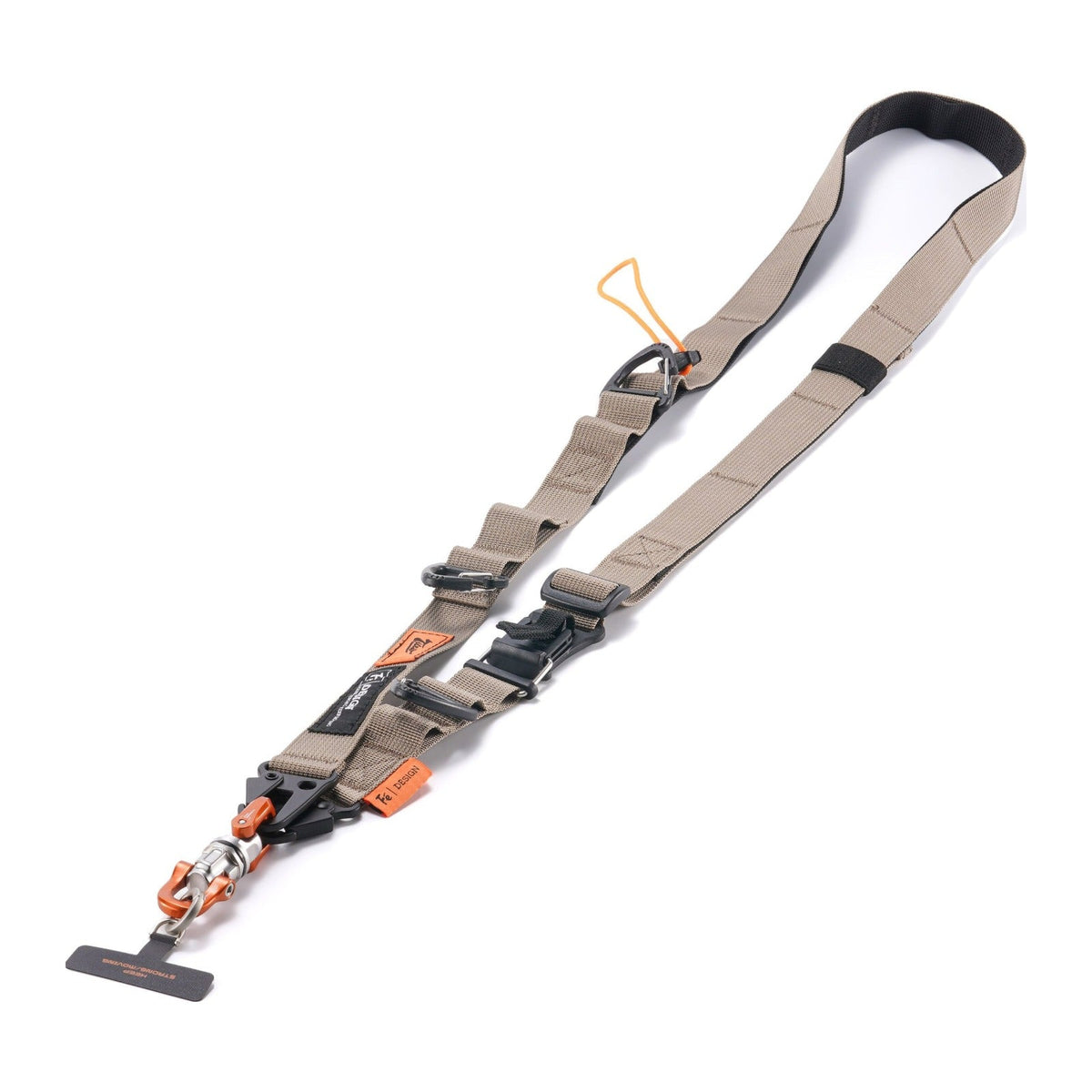 Tilta Fe Shoulder Strap and Buckle Kit - Brown/Orange