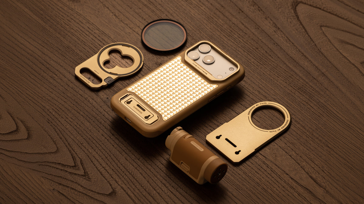 Tilta Khronos Lite x On the Roam iPhone 17 Pro Max Creator Kit - Gold