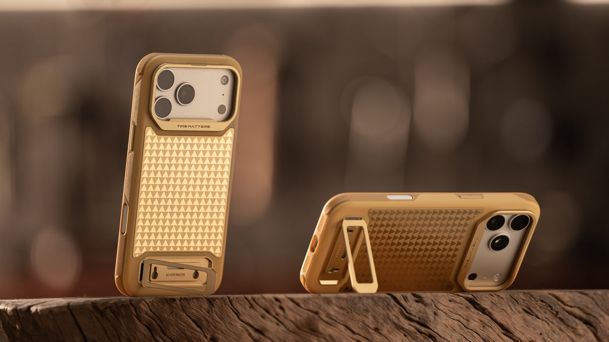 Tilta Khronos Lite x On the Roam iPhone 17 Pro Max Case - Gold