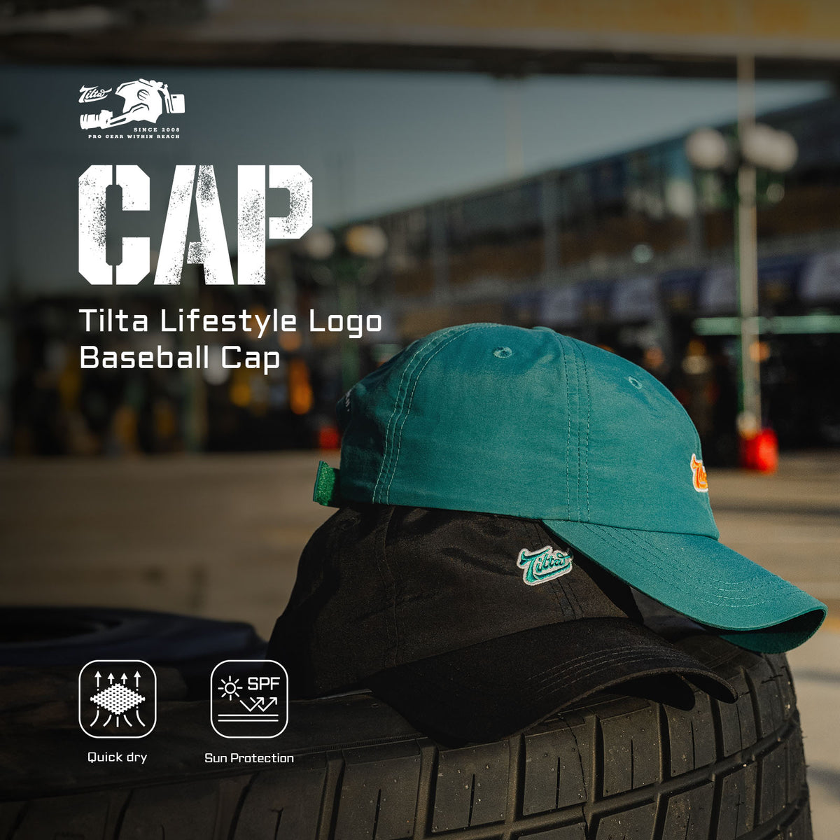 Tilta Lifestyle Logo Baseball Cap - Black