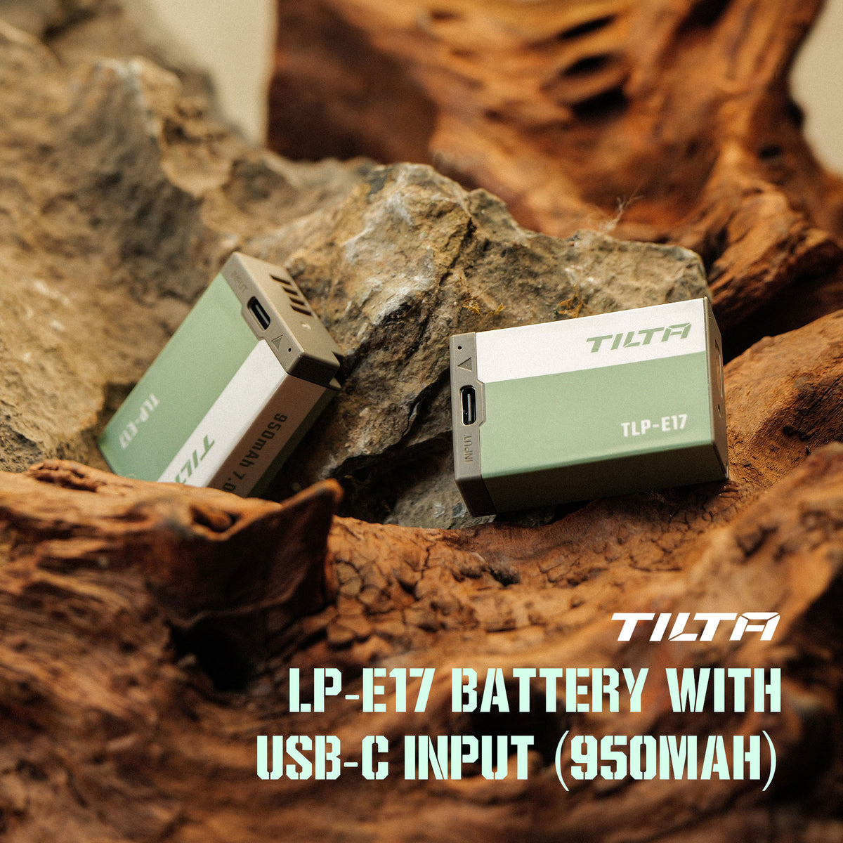 Tilta LP-E17 Battery with USB-C Input (950mAh) - Forest Green