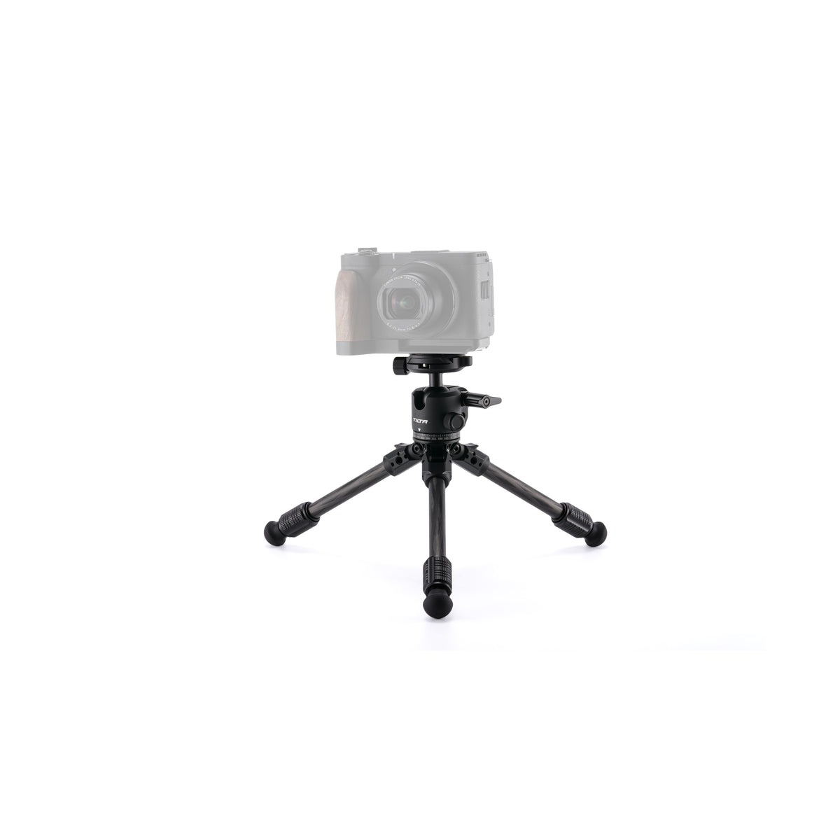 Tilta Tabletop Ball Head with 1-Stage Carbon Fiber Tripod Legs (3KG) - Black