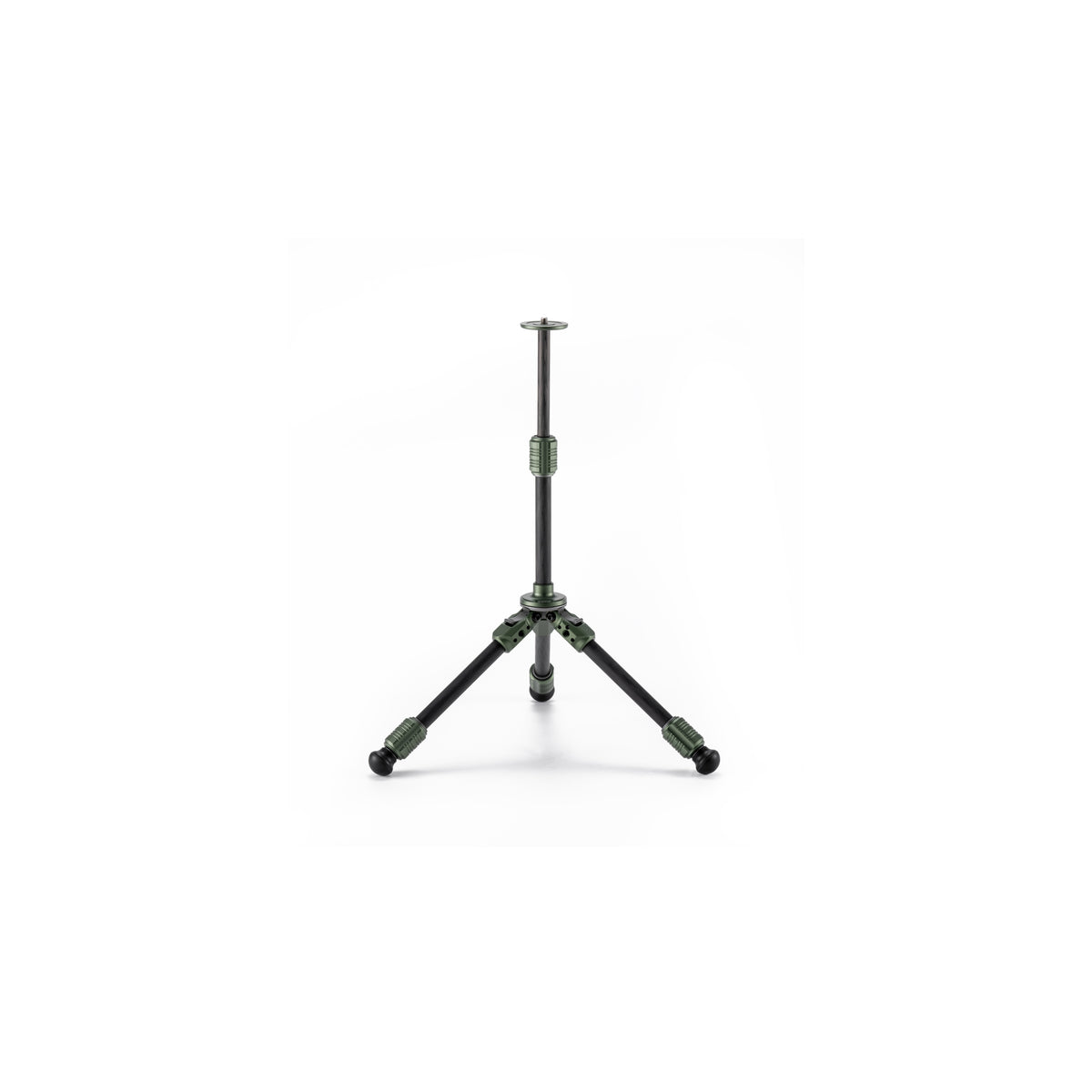 Tilta Tabletop Ball Head with 1-Stage Carbon Fiber Tripod Legs (3KG) Extendable Edition - Forest Green