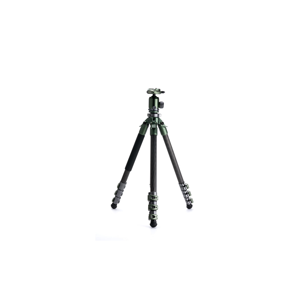 Tilta Travel Ball Head with 3-Stage Carbon Fiber Tripod Legs (5KG) - Forest Green