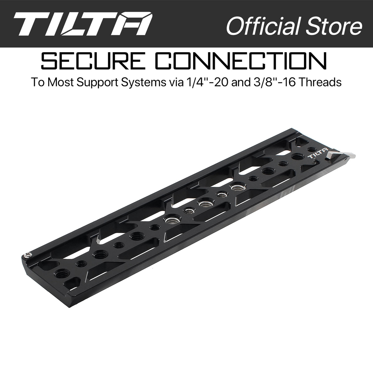 Tilta 10″ Tilta Standard Lightweight Dovetail Plate (TT-C16-BLK)