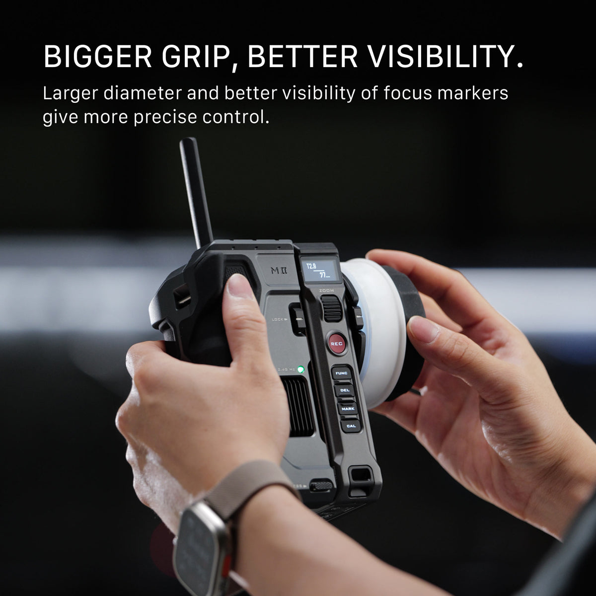 Tilta Extended Hand Wheel for Nucleus-M II FIZ Hand Unit
