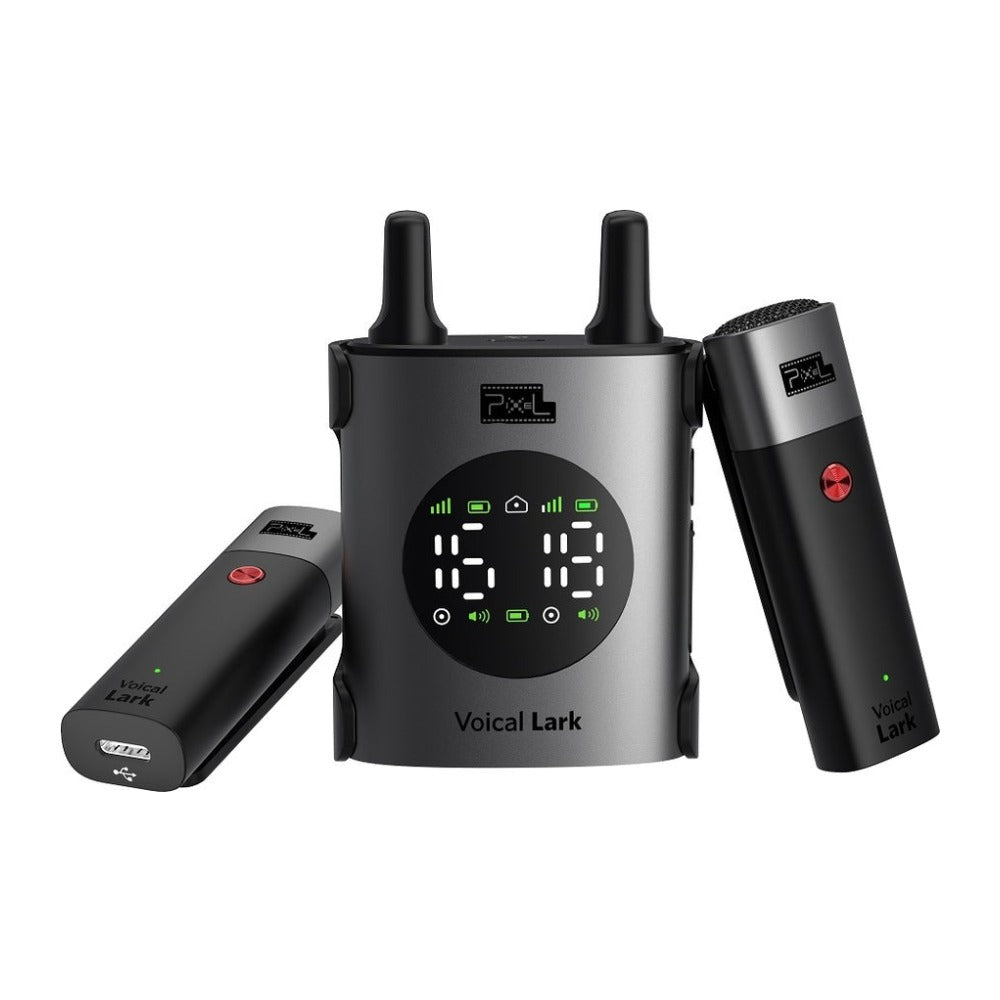 Pixel Voical Lark UHF Wireless Microphone (2TX + 1RX Kit)