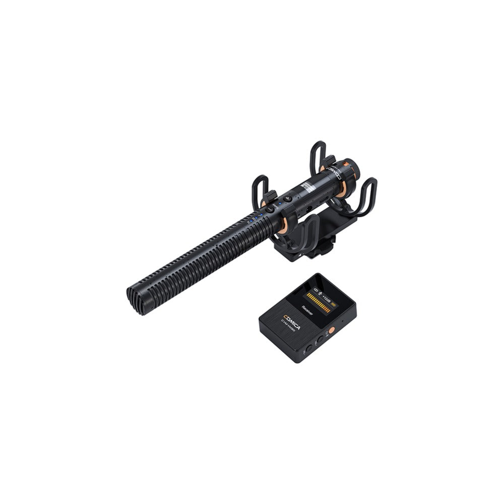 Comica 2.4Ghz Super Cardioid Condenser Wireless Shotgun Microphone
