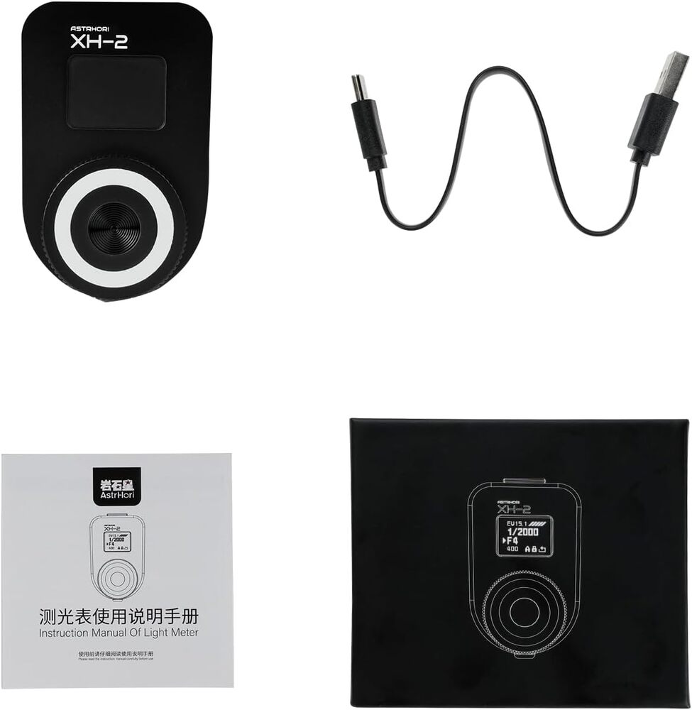 AstrHori XH-2 Camera Light Meter Photography (Black Version)