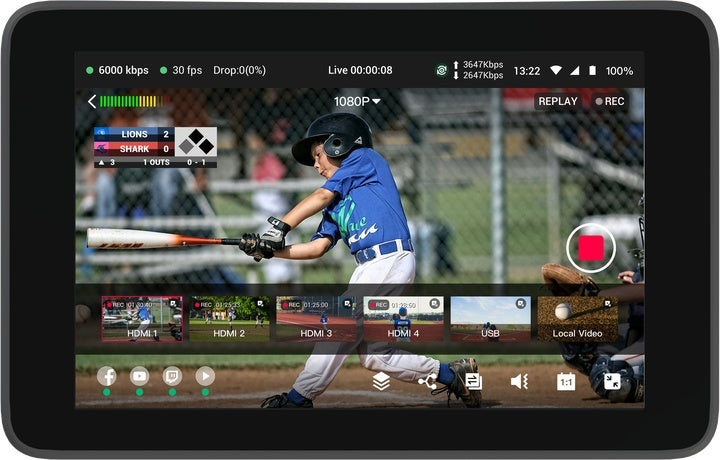 YoloBox Ultra 4K Multi Camera Portable Streaming Tablet
