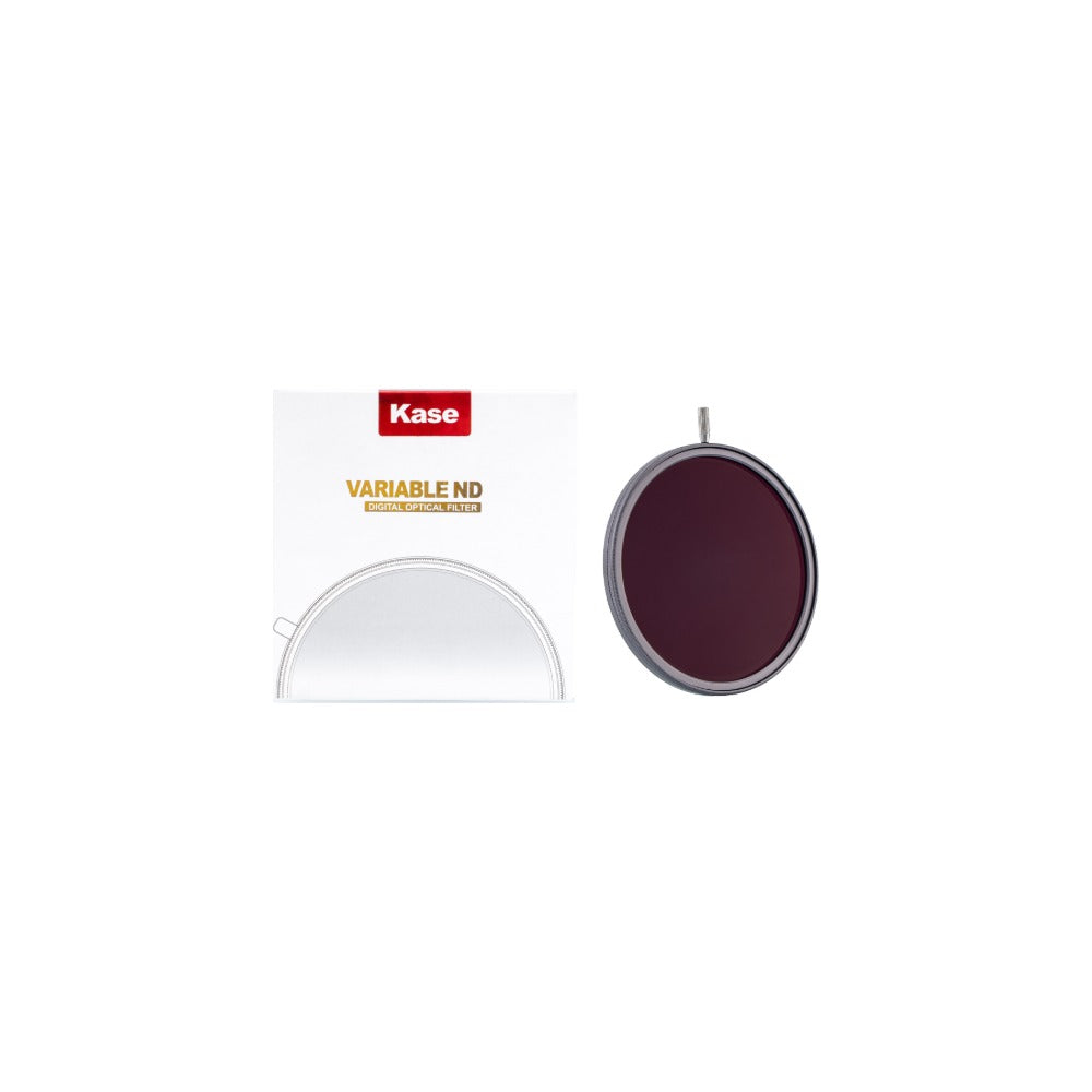 Kase 77mm Screw-In Type Variable ND Filter with Magnetic Lens Cap (6-9 Stops)