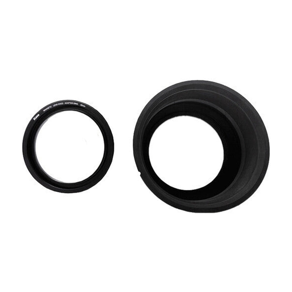 Kase 82mm Magnetic Lens Hood with Adapter Ring Set