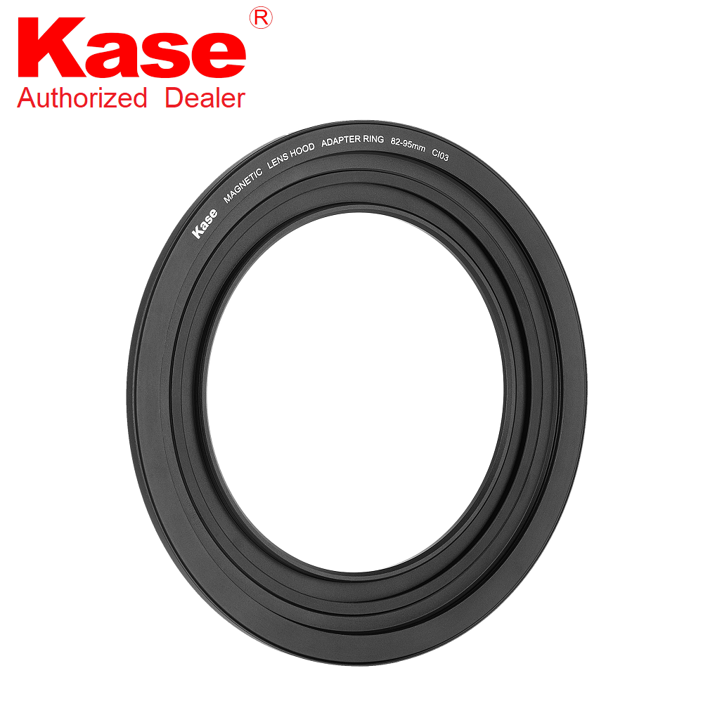 Kase 95mm Magnetic Lens Hood with Adapter Ring Set