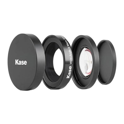 Kase 2 in 1 Wide Angle and Macro Lens for Sony ZV-E10 Vlog Camera