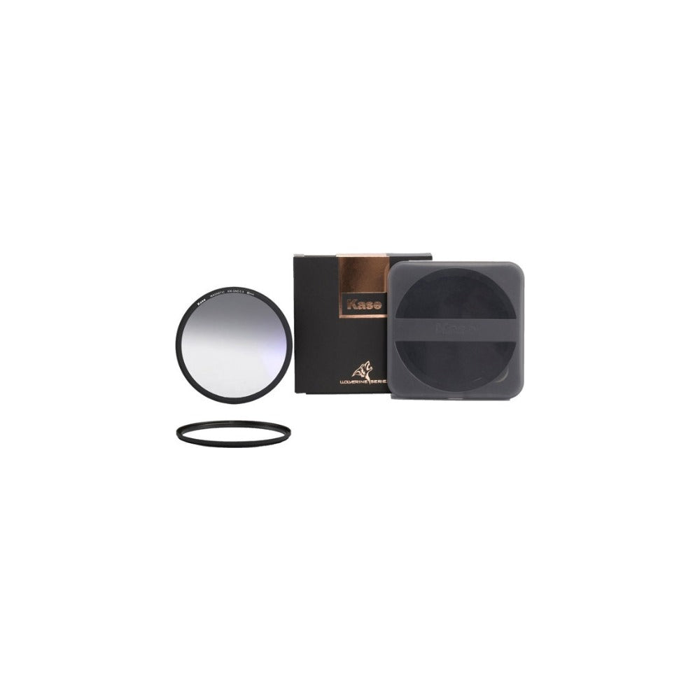 Kase 77MM Wolverine Soft GND 0.9 Graduated Neutral Density Filter With Magnetic Ring