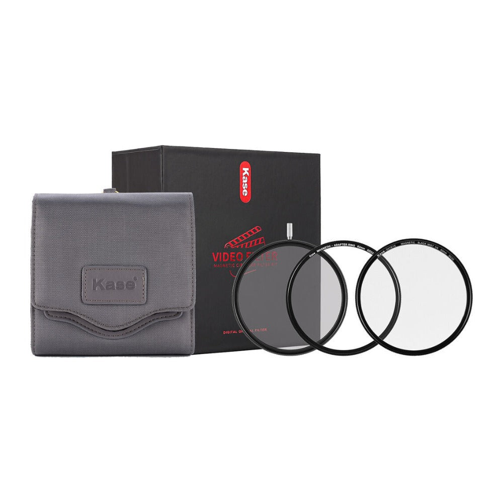Kase Wolverine 82mm Magnetic Circular Filter Video Kit 1/4 Black Mist + VND-CPL