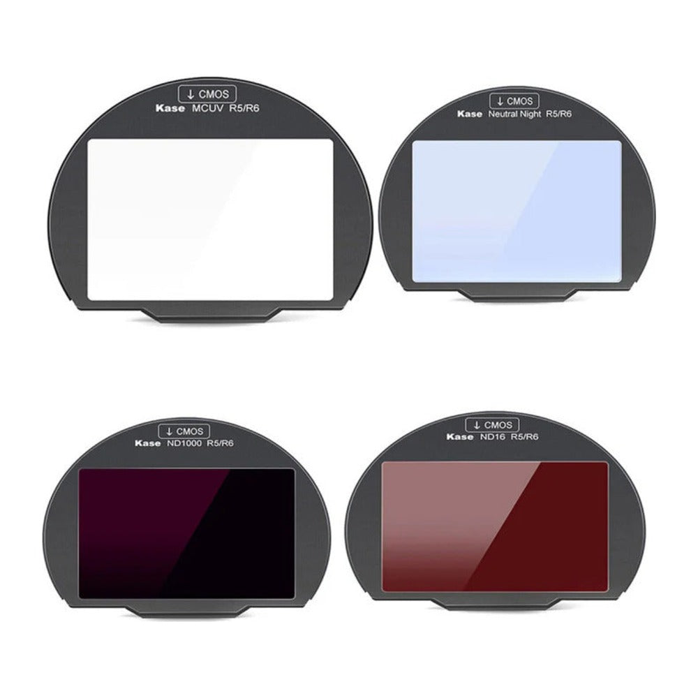 Kase 4-in-1 ND Set for Canon EOS R5/R6 Camera Bodies (Neutral Night/MCUV/ND64/ND1000)