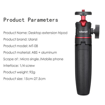 Ulanzi MT-08 Extendable Handheld Tripod