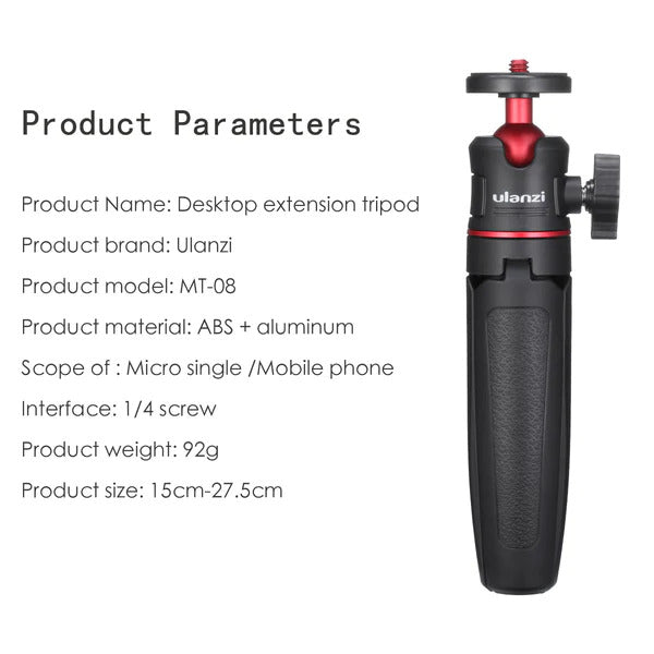 Ulanzi MT-08 Extendable Handheld Tripod