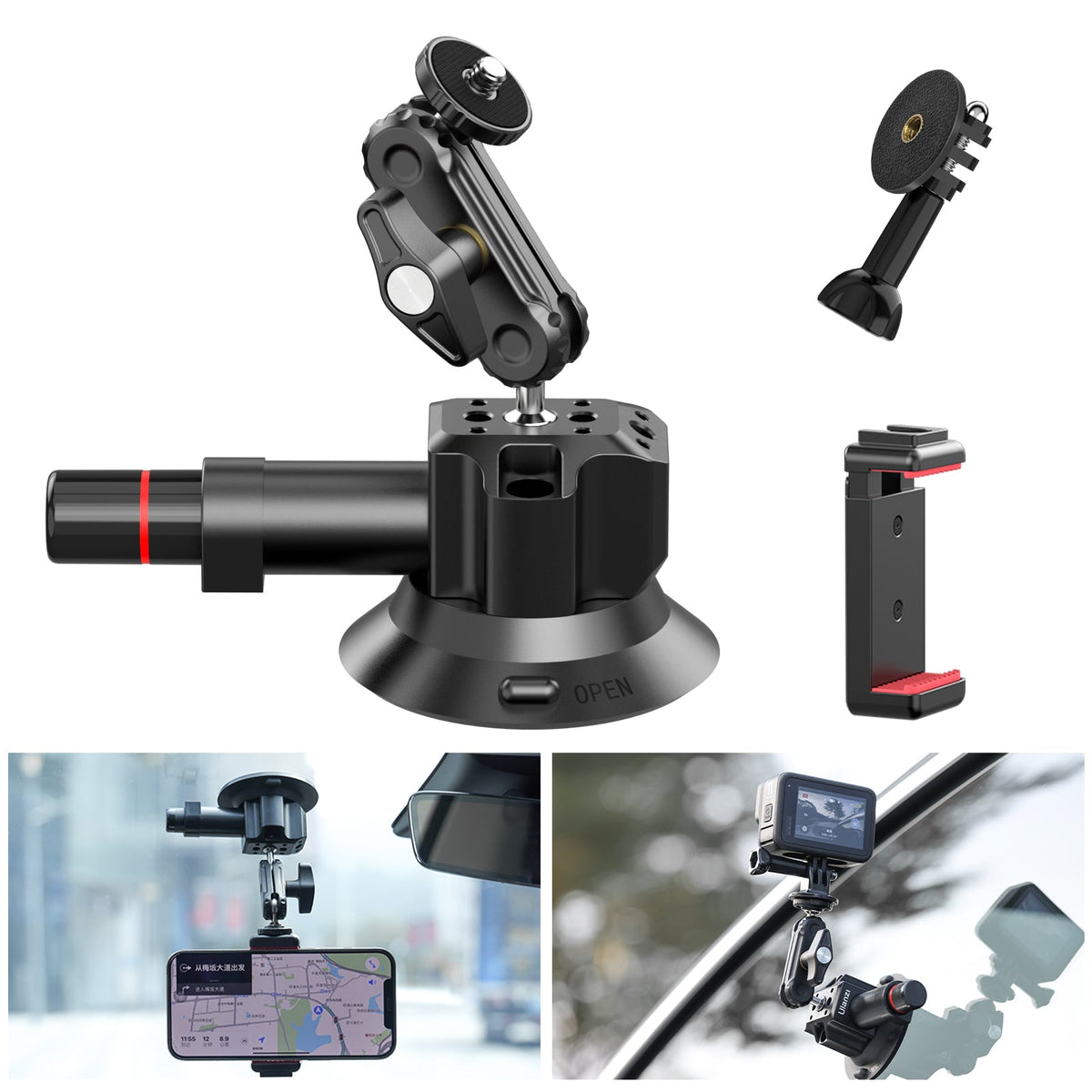 Ulanzi SC-01 Extended Vacuum Suction Cup 3 inches