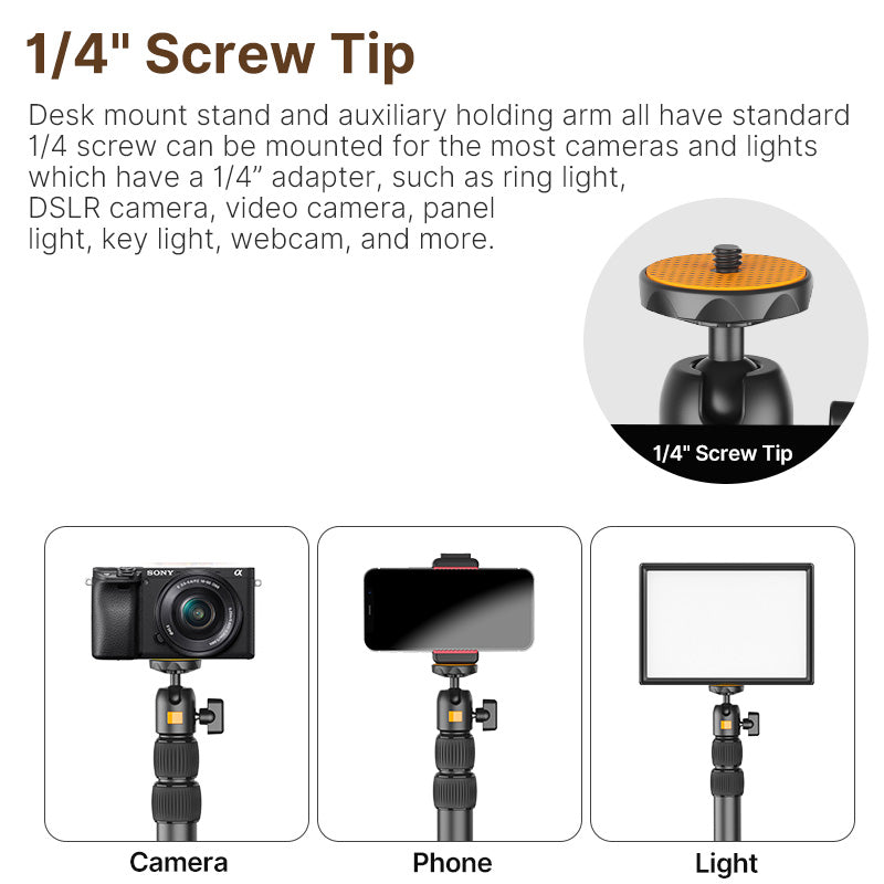VIJIM LS02 Desktop Extendable Light Stand