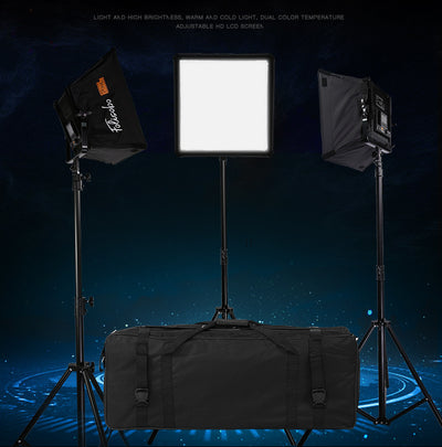 PIXEL VIDEO LED LIGHT P45C 240W BI-COLOR(3000-8000K) Kit(F970 Battery Option:NP-F970 Battery (7200mAh) with Charger)