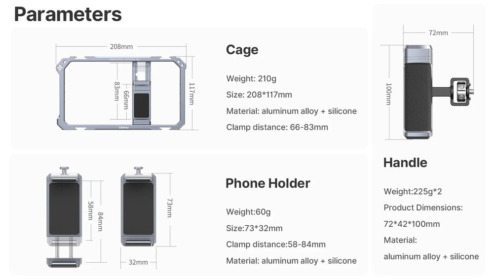 Ulanzi Universal Phone Video Rig for Vlogging