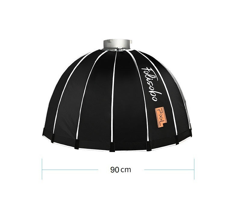 Pixel 90cm Quick Fold Parabolic Softbox F90  (Bowen S-type) with grid