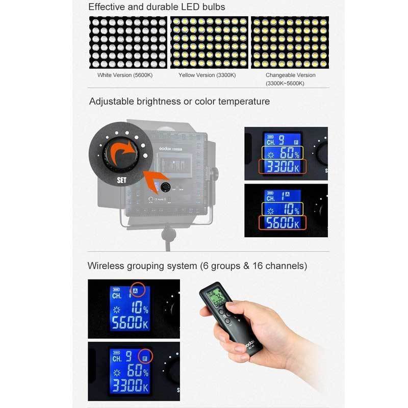 GODOX VIDEO LED LIGHT LED500C image 4