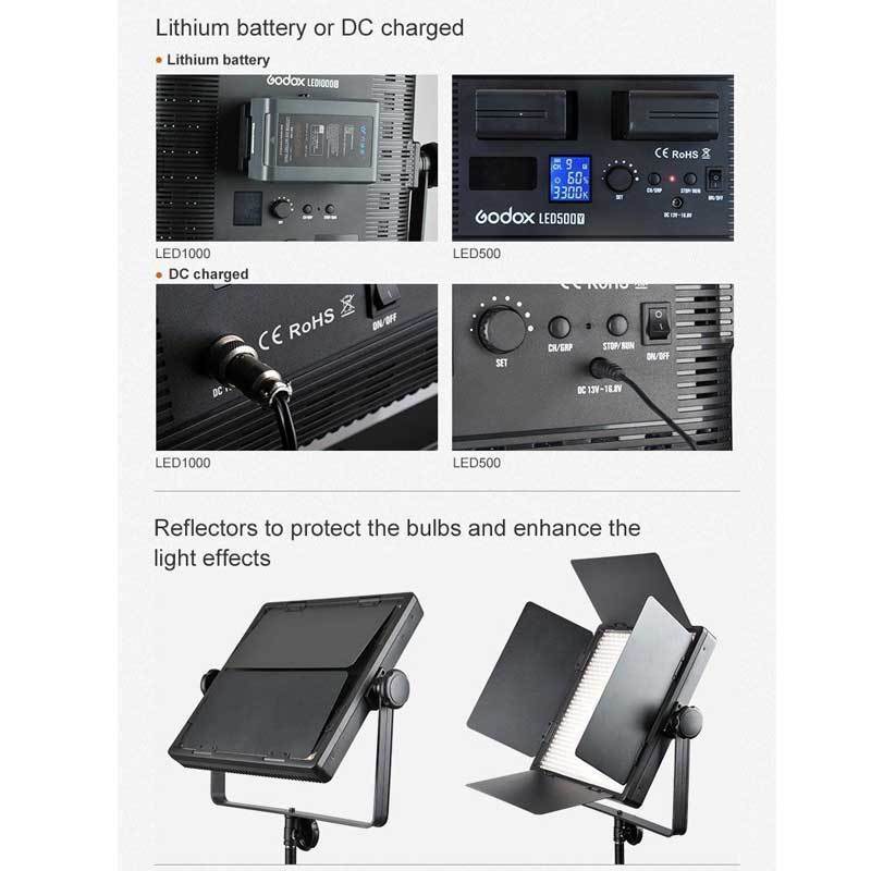 GODOX VIDEO LED LIGHT LED500C image 5