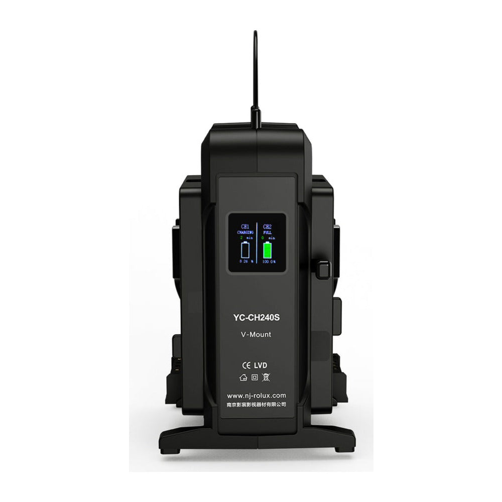 Rolux V-Lock Battery With Charger Kit