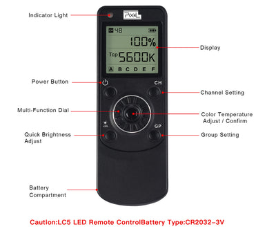 Pixel LED Light Remote Controller LC-5