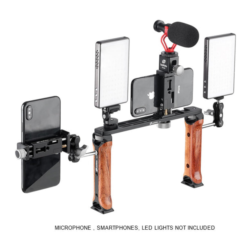 LEOFOTO VC-2 HANDHELD WITH 106MM LONG RAIL FOR SMARTPHONE