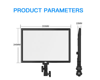 Pixel P50 14" Slim LED Light Kit Bi-Color  3200-5800K