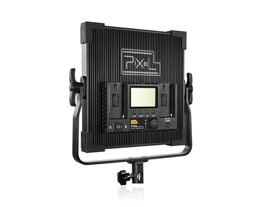 PIXEL VIDEO LED LIGHT P45C 160W BI-COLOR(3000-8000K) 2 Head Kit(F970 Battery Option:NP-F970 Battery (7200mAh) With Charger)