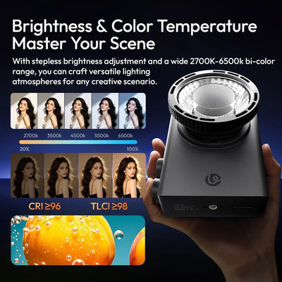Ulanzi C01 100W COB Portable Fill Light with Condenser Lens