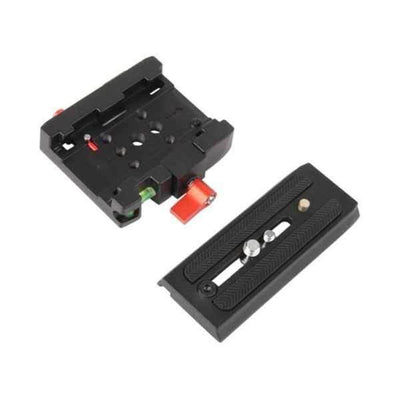 LEOFOTO 577 RAPID ADAPTER CLAMP WITH 501PL QUICK RELEASE PLATE