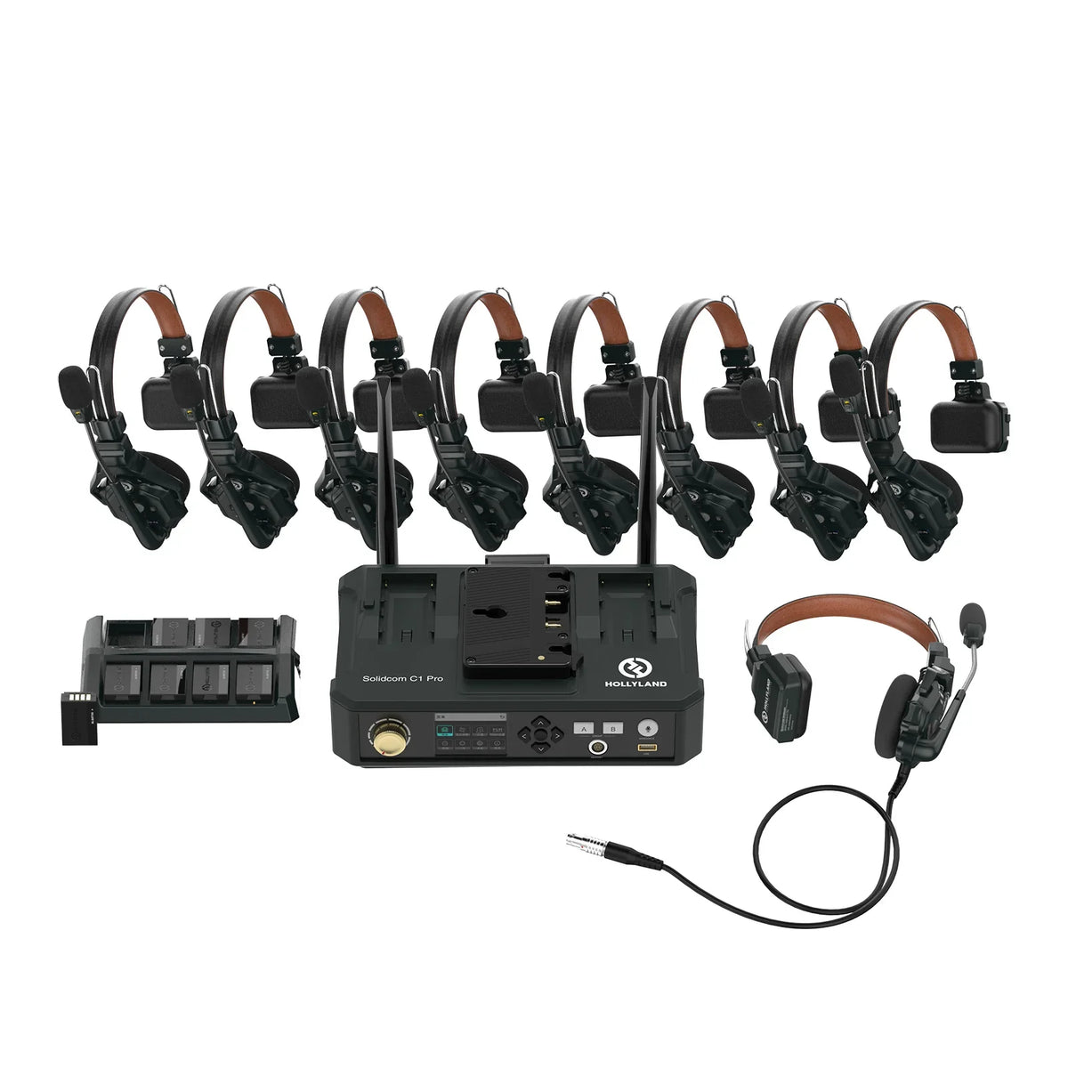 Hollyland Solidcom C1 Pro Wireless Intercom System With Hub - 8S